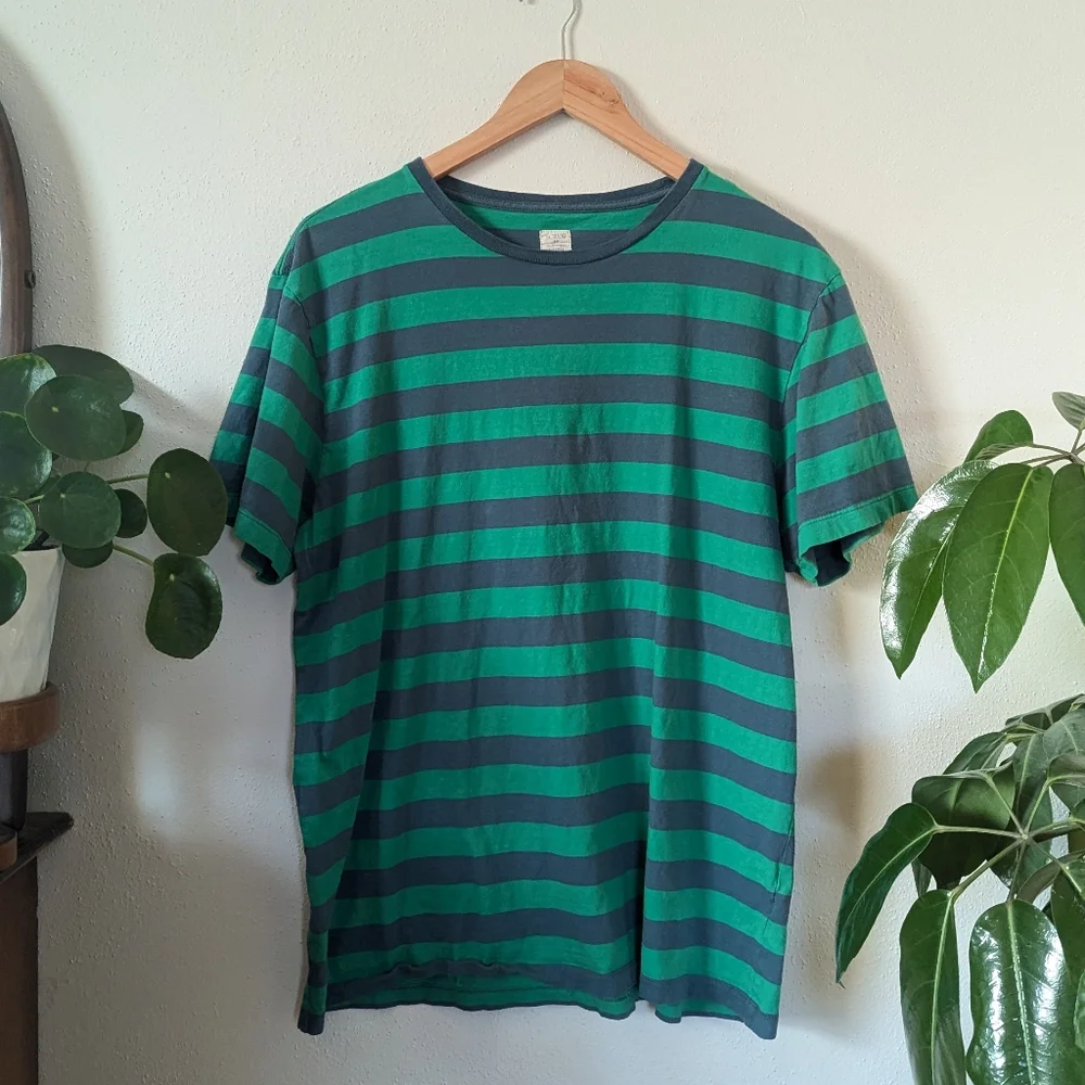 J. Crew | Slim Fit | Striped Short Sleeve Shirt